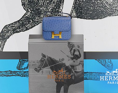 Portfolio islaNet — campaña Hermès Paris bolso polo | branding lujo