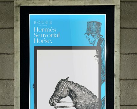 Portfolio islaNet — campaña Hermès Sensorial Horse | branding lujo