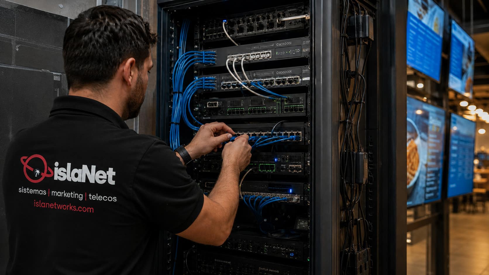Instalacion de redes y rack de comunicaciones para empresas en Mallorca - islaNet